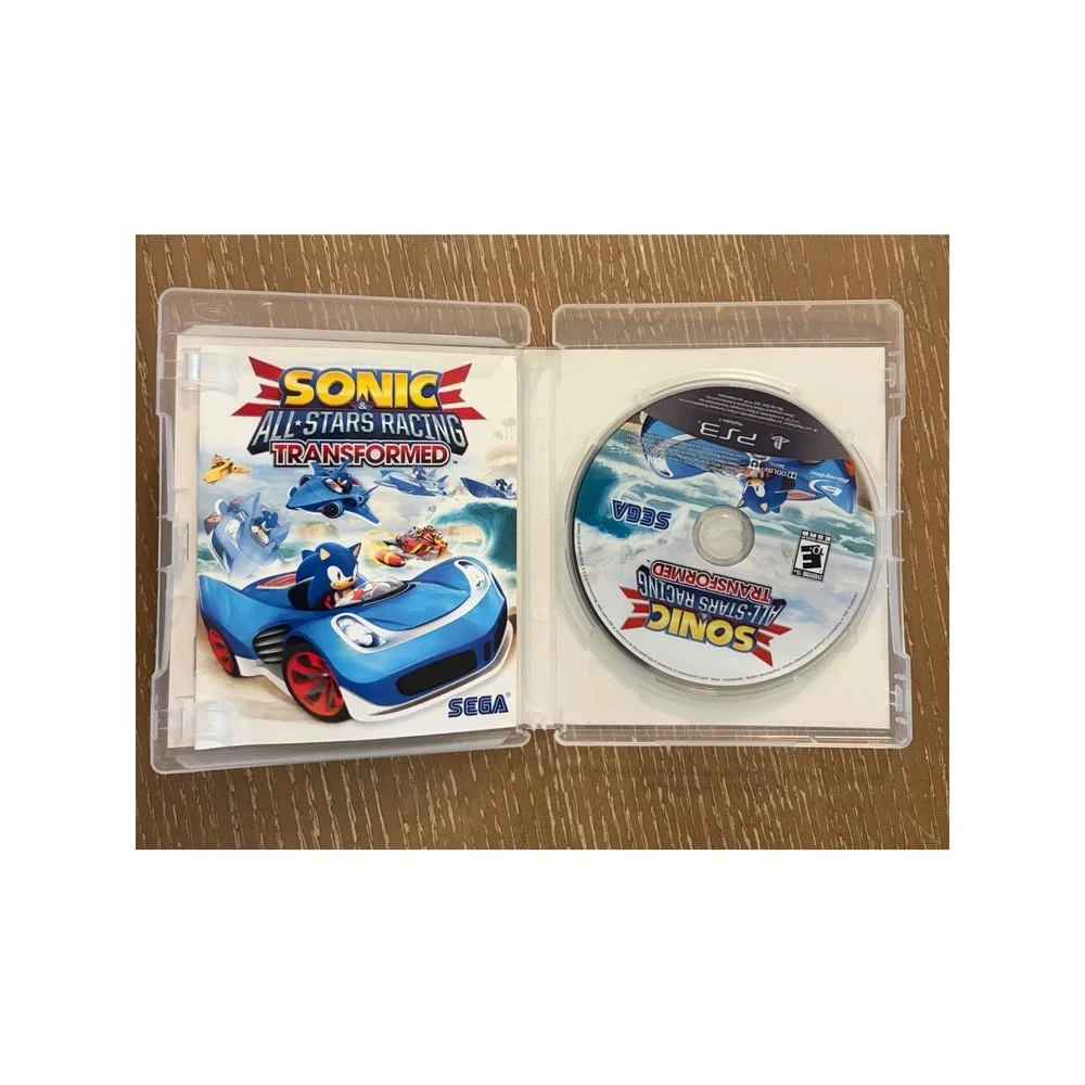 Sonic & All-Stars Racing Transformed PS3 PlayStation 3 Sega Game 2012 Complete